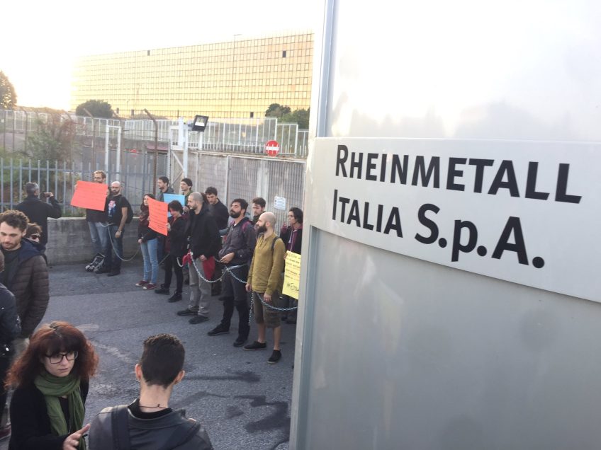 Manifestazione alla RheinMetall Spa a Roma – da generalizzare contro le maggiori industrie della guerra – Da ORE 12 Controinformazione rossoperaia del 23/6